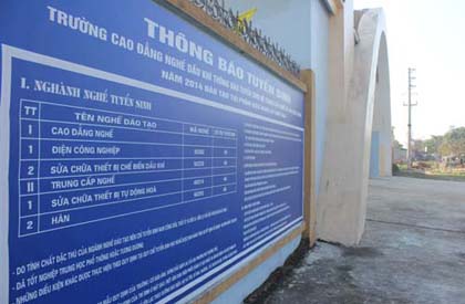 Trường nghề nhiều tâm tư trước kỳ tuyển sinh 